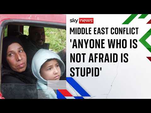 Lebanon: Residents tell Sky News ‘anyone who is not afraid is stupid’