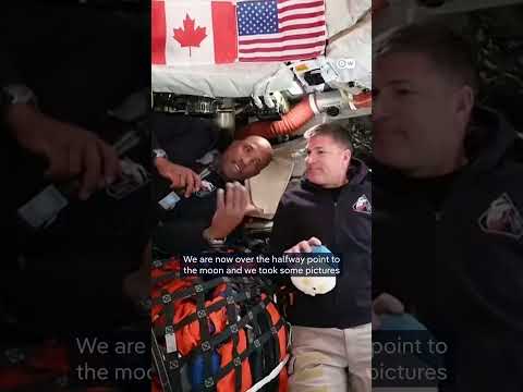 ‘The moon is definitely getting bigger’, Artemis crew says as expedition enters third day | DW News
