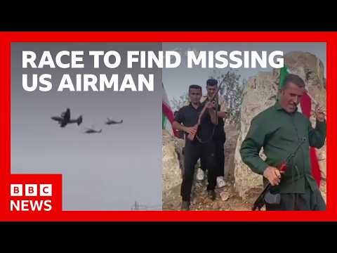 Trump threatens ‘hell’ on Iran as search for missing airman continues | BBC News