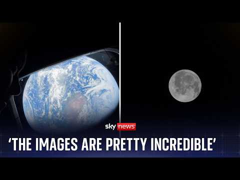 Artemis II crew view features of moon ‘never seen with human eyes’