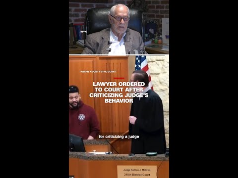 Lawyer ordered to court after criticizing judge’s behavior