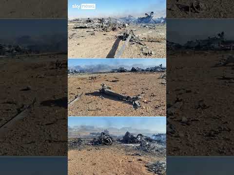 Iran releases footage of crash site