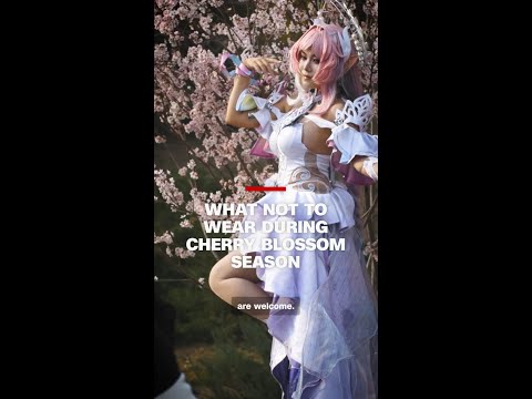 What not to wear during cherry blossom season