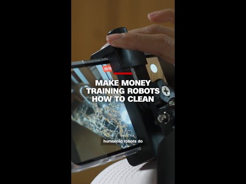 Make money training robots how to clean