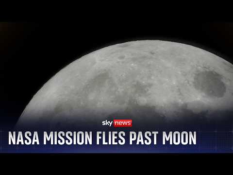 Artemis II mission flies past the moon | Sky News full coverage