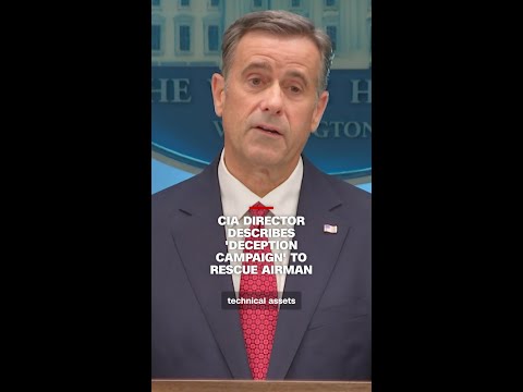 CIA director describes ‘deception campaign’ to rescue airman