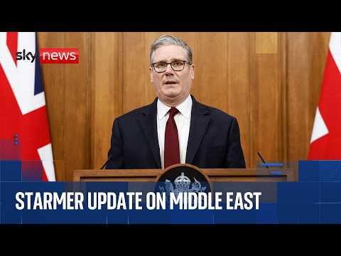 Sir Keir Starmer holds No 10 news conference on Iran war