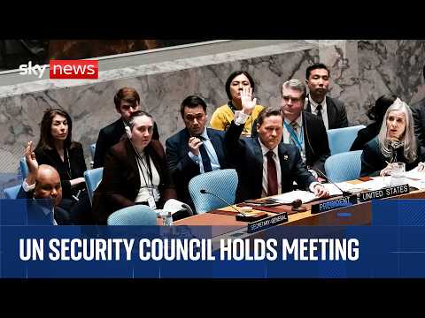 UN Security Council meeting on Iran war