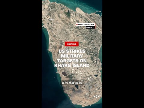 US strikes military targets on Iran’s Kharg Island