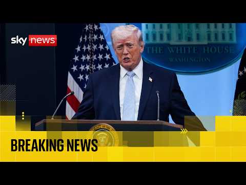 ‘A whole civilization will die tonight’: Trump issues warning to Iran | Sky News coverage