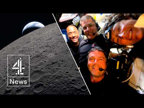 Artemis II: Sights no human has seen before as astronauts head back to Earth
