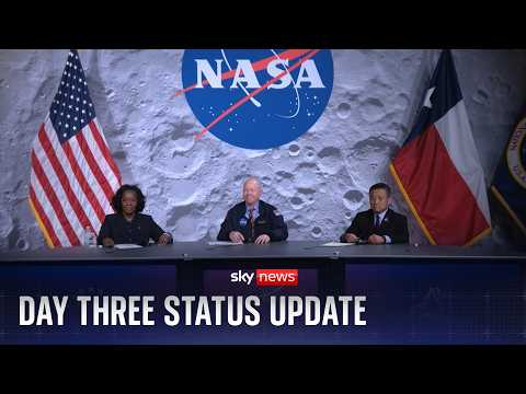 Artemis II update from NASA mission control