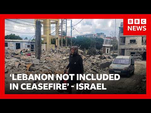 Israel supports US-Iran ceasefire but says it ‘does not include Lebanon’ | BBC News