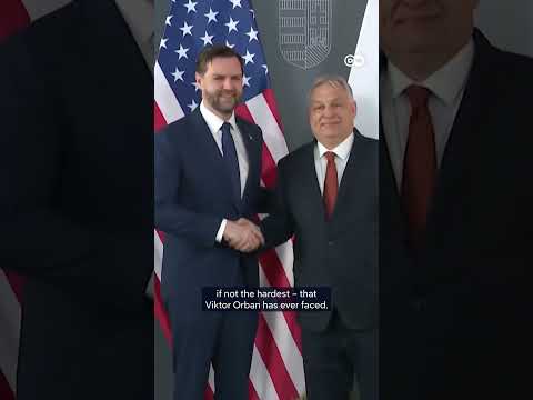 JD Vance visits Hungary ahead of elections | DW News