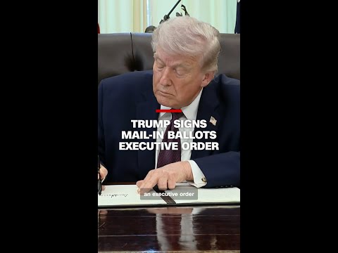 Trump signs mail-in ballots executive order