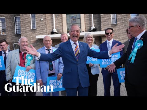 Nigel Farage speaks in Havering after Reform UK surges in England – watch live