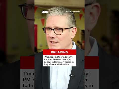 “I’m not going to walk away”, UK PM Keir Starmer says. #Elections #BBCNews