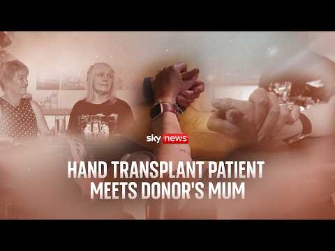 Woman who received rare hand transplant meets donor’s mother for the first time