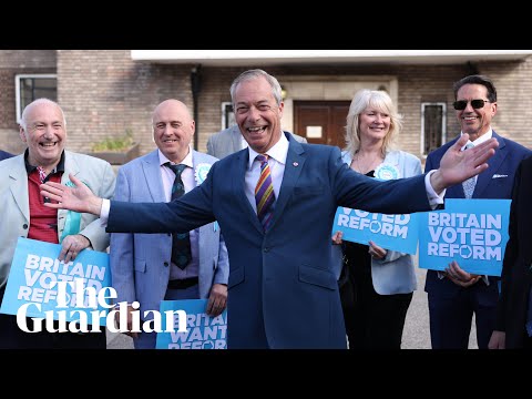Nigel Farage hails ‘truly historic shift’ as Reform UK surges in local elections