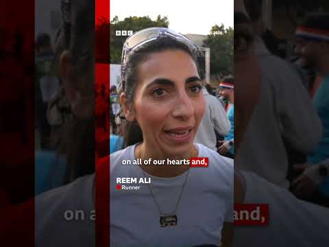 Return of Palestine Marathon attracts thousands of runners. #PalestineMarathon #Bethlehem #BBCNews
