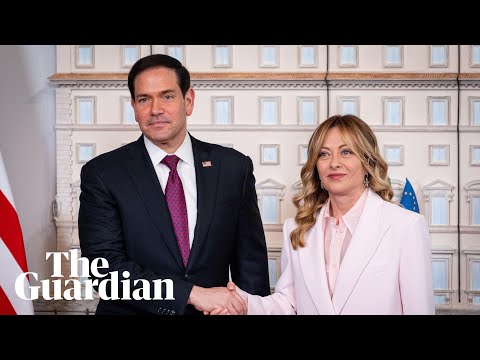 Rubio cites ‘positive’ meeting with pope after meeting Meloni