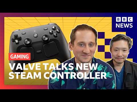 Valve discusses new Steam Controller and what’s happening with the Steam Machine | BBC News