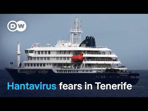 Hantavirus fears spark Tenerife protests as cruise ship Hondius heads to the island | DW News