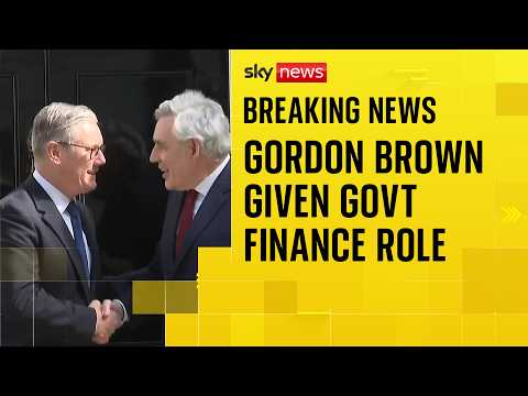 Gordon Brown appointed global finance special envoy as part of PM’s ‘next steps’ plan