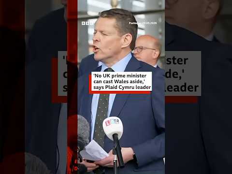 ‘No UK prime minister can cast Wales aside,’ says Plaid Cymru leader. #Wales #BBCNews