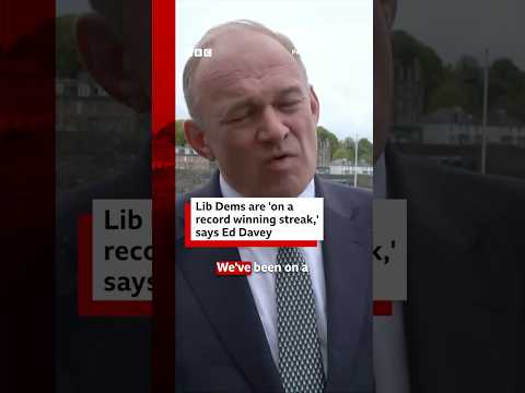 Lib Dems are ‘on a record winning streak,’ says leader Ed Davey. #BBCNews