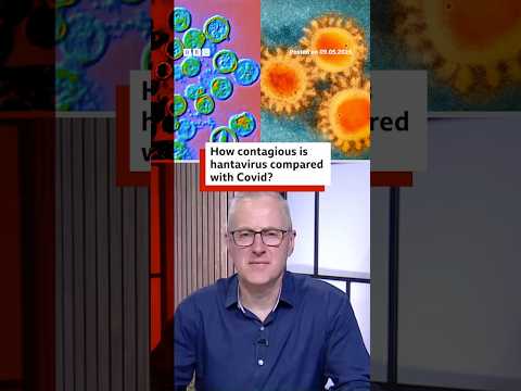 How contagious is hantavirus compared with Covid? #Hantavirus #Covid #BBCNews