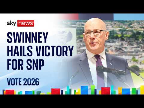 Scottish First Minister John Swinney says the people must have a choice about their future