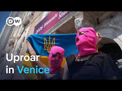 Protests rock Venice Biennale opening