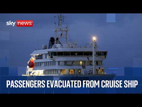 Passengers evacuated from hantavirus-stricken cruise ship MV Hondius