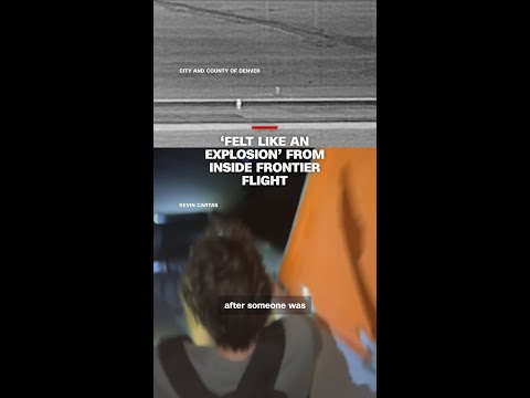 ‘Felt like an explosion’ from inside Frontier flight