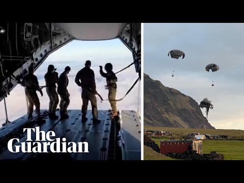 Army parachutes onto Tristan da Cunha to attend suspected hantavirus case