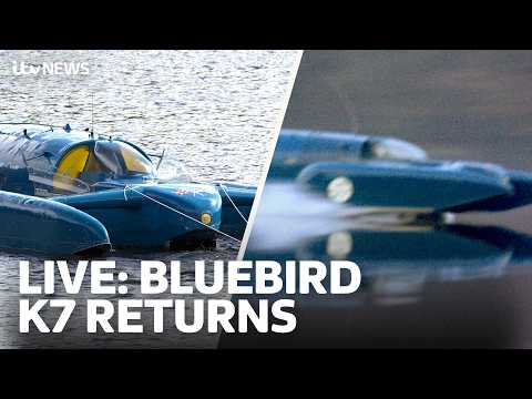 Watch live – Bluebird K7 to run on Coniston Water for first time since 1967