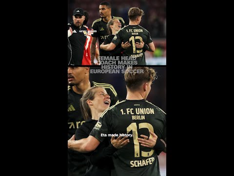 Female head coach makes history in European soccer