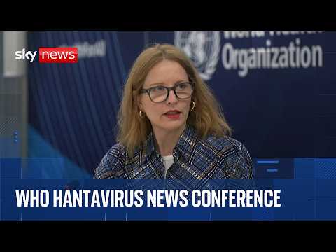 Hantavirus update from World Health Organisation | Watch live
