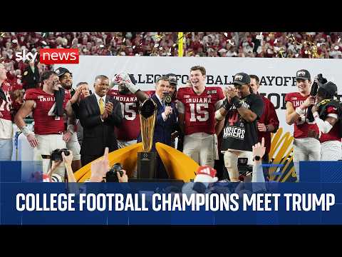Donald Trump hosts college football champions at White House | Watch live