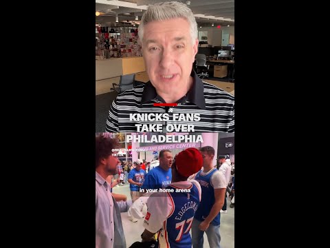 Knicks fans take over Philadelphia