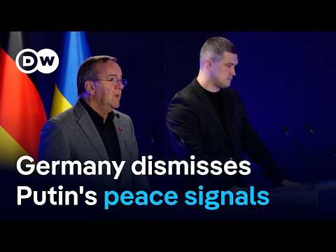 German minister suspects Putin talk of ending war a ‘deception’ | DW News
