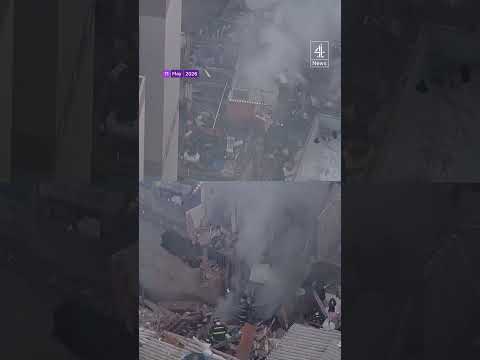 São Paulo homes destroyed in potential gas explosion