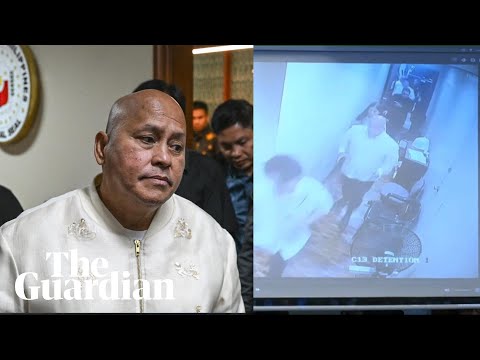 Philippines senator Ronald dela Rosa seen fleeing arrest in security footage
