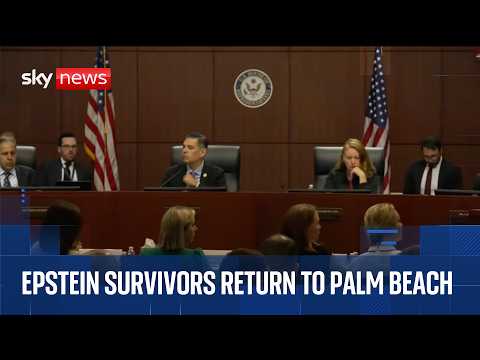 Epstein survivors speak at field hearing with House Democrats in Florida