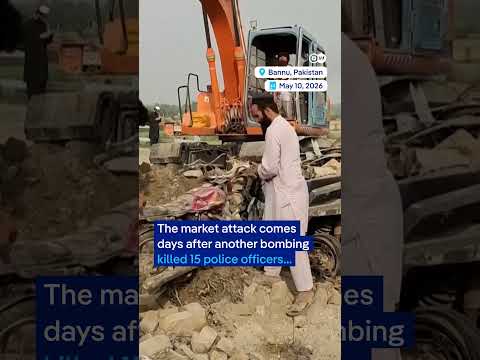 Several killed in huge blast at Pakistan market | DW News
