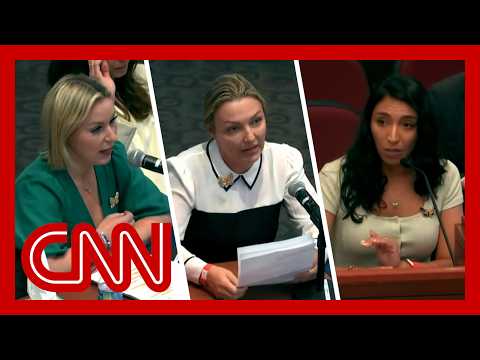 Epstein survivors speak at House Dems hearing