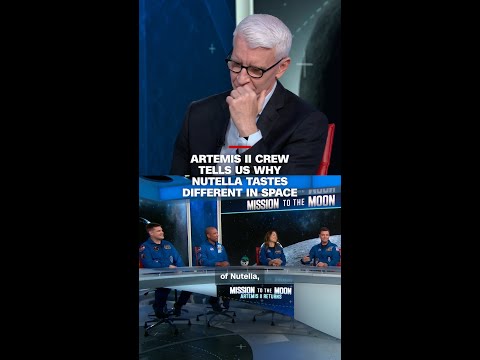 Artemis II crew tells us why Nutella tastes different in space