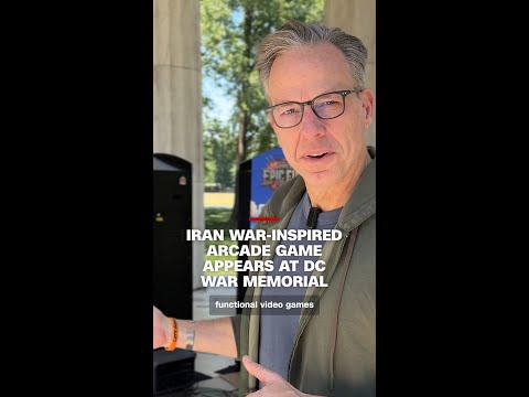 Iran war-inspired arcade game appears at DC war memorial