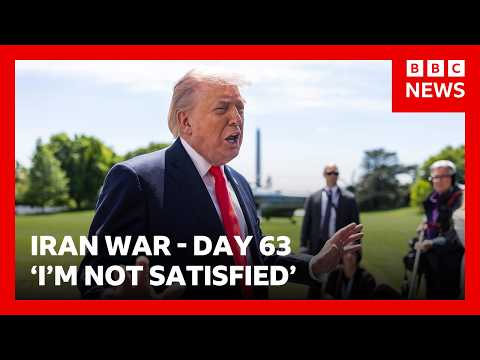 Trump repeats that he is ‘not happy’ with Iran as deadline to seek approval for war looms | BBC News